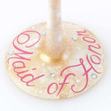 Maid of Honor Wine Glass by Lolita®-Wine Glass-Designs by Lolita® (Enesco)-Top Notch Gift Shop