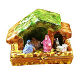 Manger-Nativity Limoges Box by Rochard™-Limoges Box-Rochard-Top Notch Gift Shop