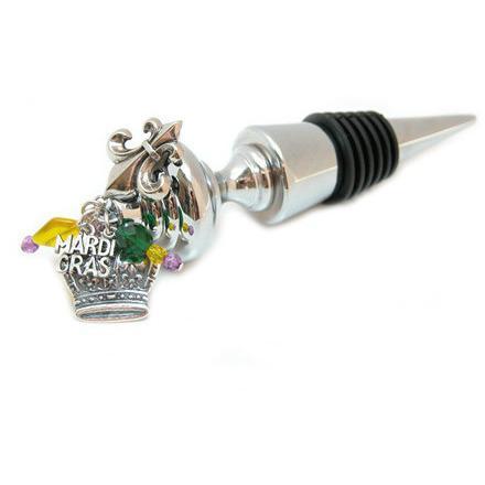 Mardi Gras Wine Bottle Stopper-Bottle Stopper-Classic Legacy-Top Notch Gift Shop