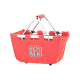 Coral Mini Market Tote - Personalized-Bag-Viv&Lou-Top Notch Gift Shop