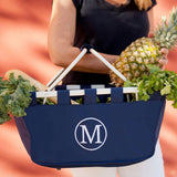 Navy Market Tote - Personalized-Bag-Viv&Lou-Top Notch Gift Shop