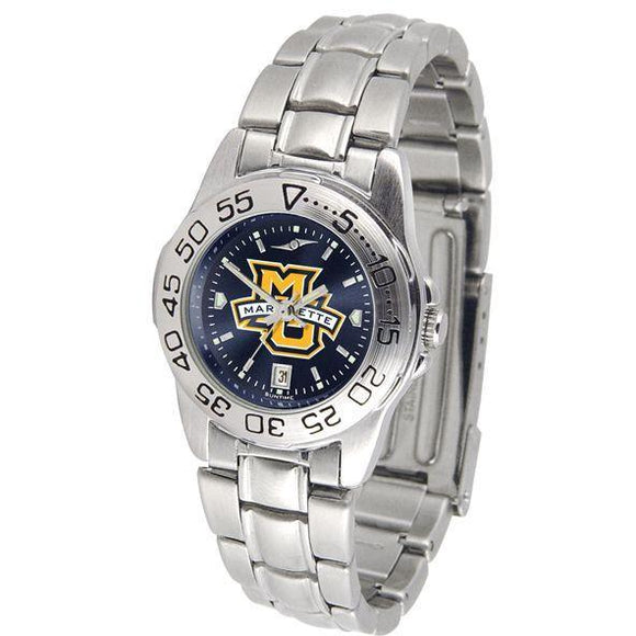 Marquette Golden Eagles Ladies AnoChrome Steel Band Sports Watch-Watch-Suntime-Top Notch Gift Shop