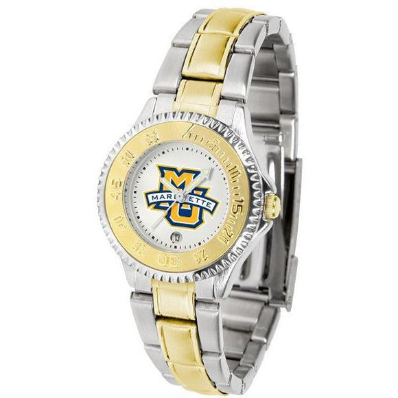 Marquette Golden Eagles Ladies Competitor Two-Tone Band Watch-Watch-Suntime-Top Notch Gift Shop