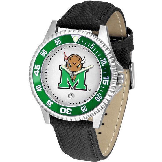 Marshall Thundering Herd Competitor - Poly/Leather Band Watch-Watch-Suntime-Top Notch Gift Shop
