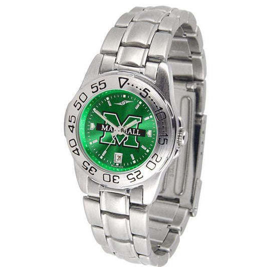 Marshall Thundering Herd Ladies AnoChrome Steel Band Sports Watch-Watch-Suntime-Top Notch Gift Shop