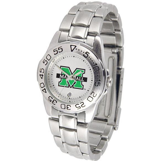 Marshall Thundering Herd Ladies Steel Band Sports Watch-Watch-Suntime-Top Notch Gift Shop