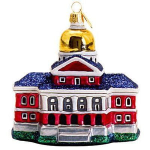 Mass State House Blown Glass Christmas Ornament-Ornament-Landmark Creations-Top Notch Gift Shop