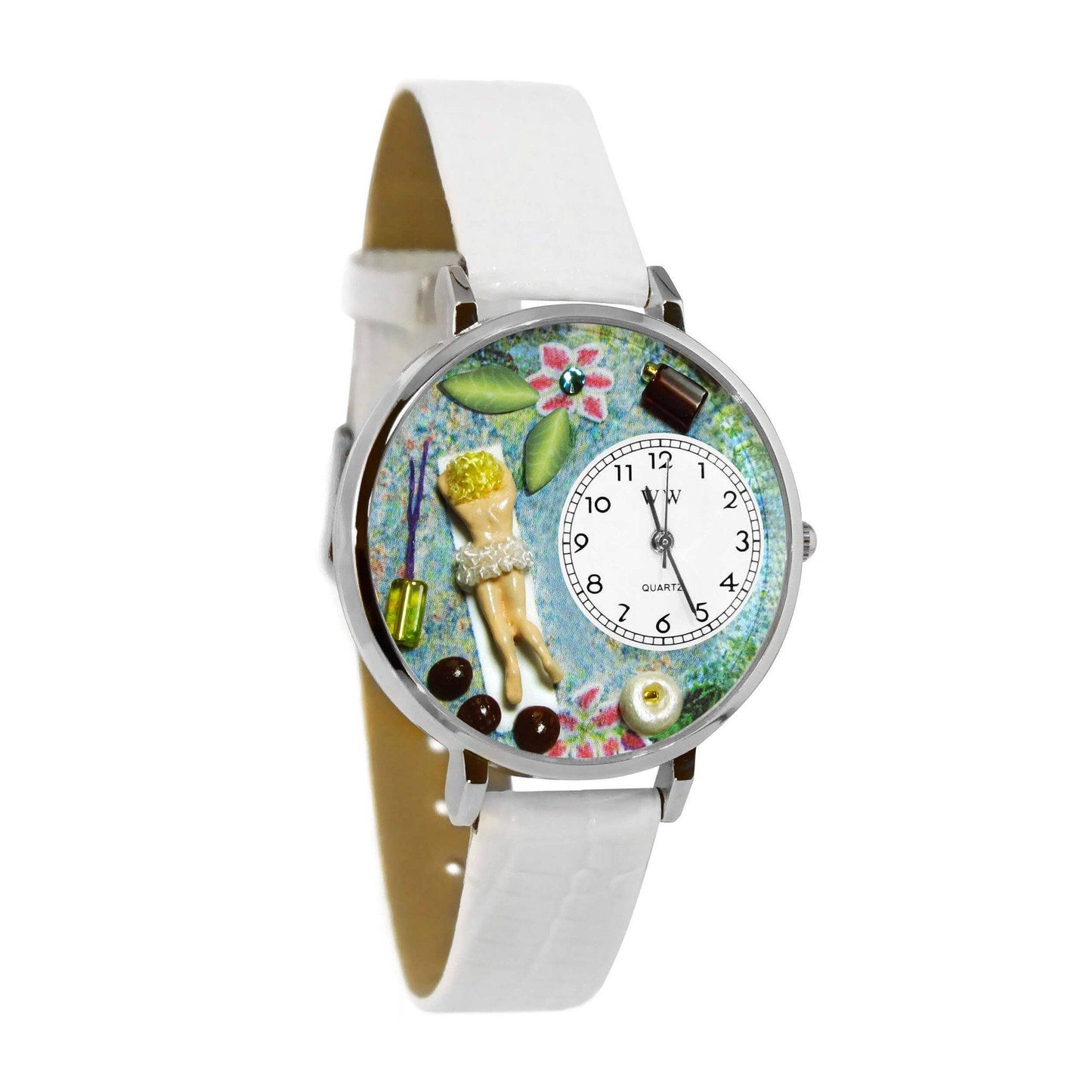 Massage Therapist Watch in Silver (Large)-Watch-Whimsical Gifts-Top Notch Gift Shop