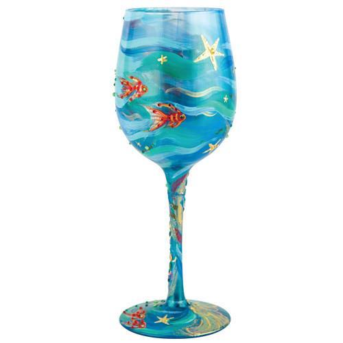 Mermaid Wine Glass by Lolita®-Wine Glass-Designs by Lolita® (Enesco)-Top Notch Gift Shop