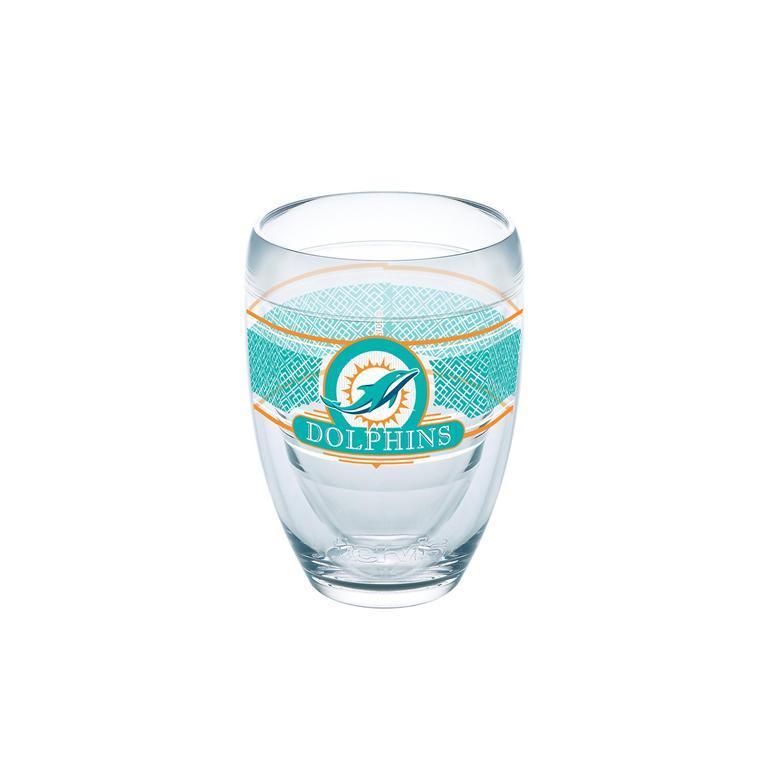 Miami Dolphins 9 oz. Tervis Stemless Wine Glass - (Set of 2)-Stemless Wine Glass-Tervis-Top Notch Gift Shop