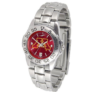 Minnesota Gophers Ladies AnoChrome Steel Band Sports Watch-Watch-Suntime-Top Notch Gift Shop