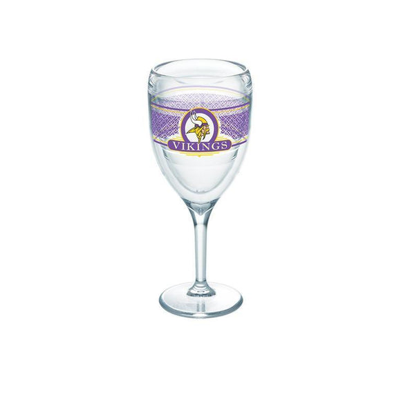 Minnesota Vikings 9 oz. Tervis Wine Glass - (Set of 2)-Wine Glass-Tervis-Top Notch Gift Shop
