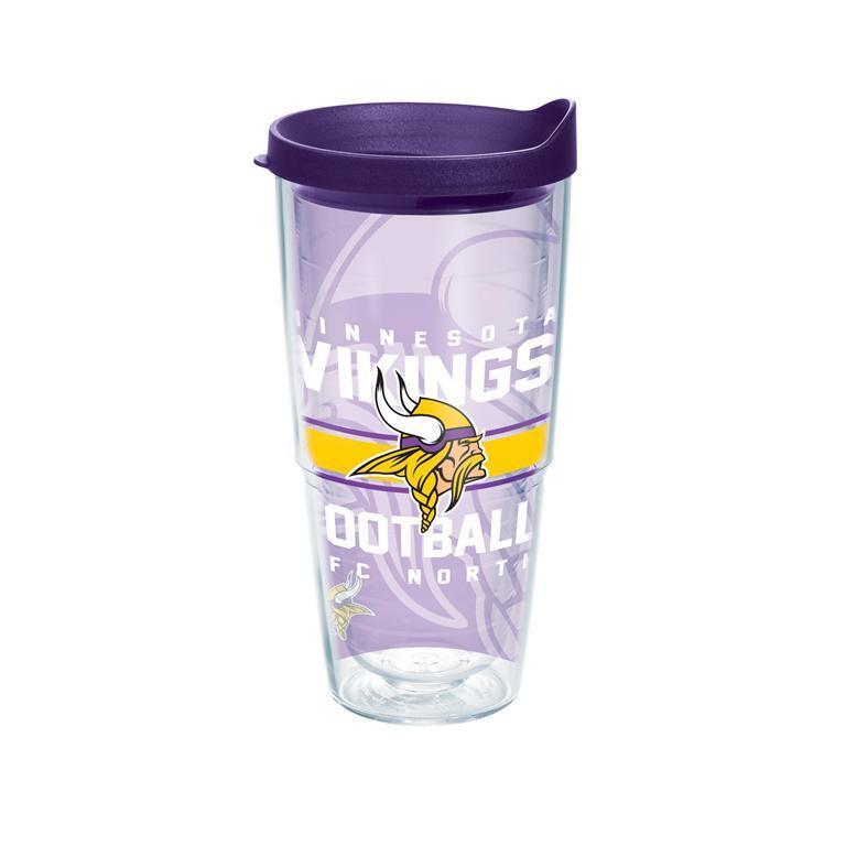 Minnesota Vikings Gridiron 24 oz. Tervis Tumbler with Lid - (Set of 2)-Tumbler-Tervis-Top Notch Gift Shop