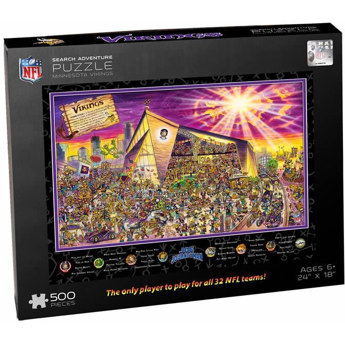 Minnesota Vikings Joe Journeyman Puzzle-Puzzle-IDNA Brands-Top Notch Gift Shop