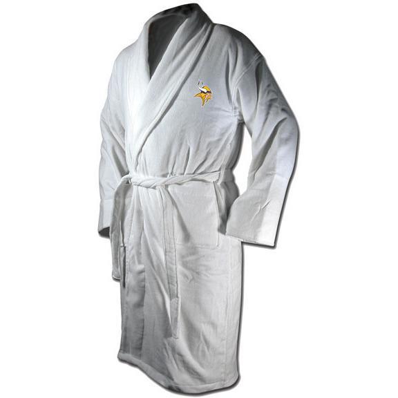 Minnesota Vikings White Terrycloth Bathrobe-Bathrobe-Wincraft-Top Notch Gift Shop