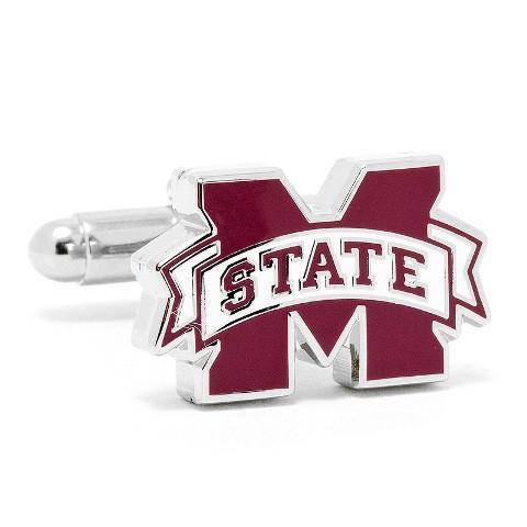 Mississippi State Bulldogs Enamel Cufflinks-Cufflinks-Cufflinks, Inc.-Top Notch Gift Shop