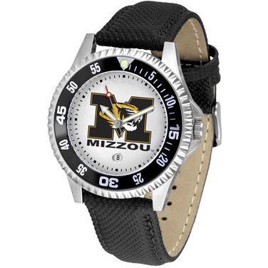 Missouri Tigers Competitor - Poly/Leather Band Watch-Watch-Suntime-Top Notch Gift Shop