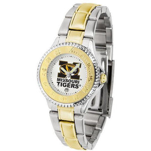 Missouri Tigers Ladies Competitor Two-Tone Band Watch-Watch-Suntime-Top Notch Gift Shop