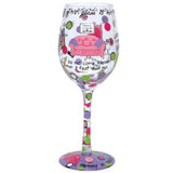 Mommy's Time Out Wine Glass by Lolita®-Wine Glass-Designs by Lolita® (Enesco)-Top Notch Gift Shop