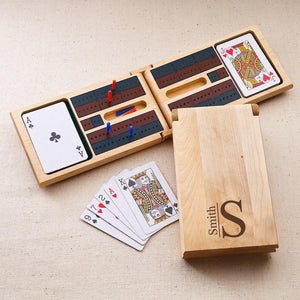 Modern Monogram Cribbage Game-Game-JDS Marketing-Top Notch Gift Shop