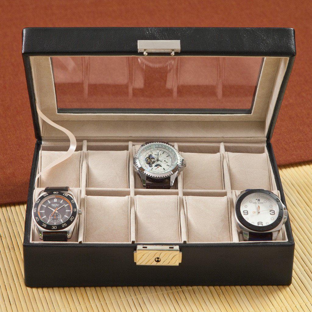 Monogrammed Watch Box-Watch Box-JDS Marketing-Top Notch Gift Shop