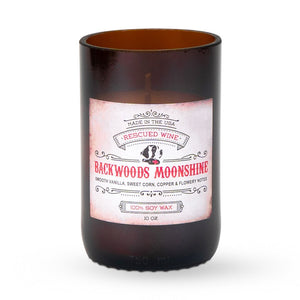 Backwoods Moonshine Scented Long Burn Soy Candle-Candle-Rescued Wine-Top Notch Gift Shop