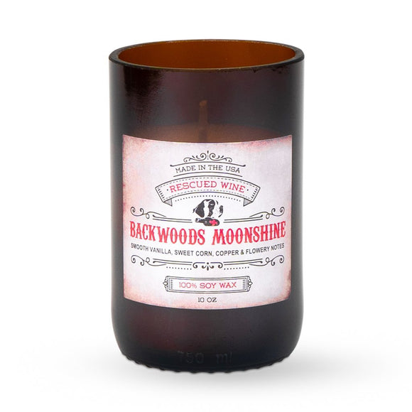 Backwoods Moonshine Scented Long Burn Soy Candle-Candle-Rescued Wine-Top Notch Gift Shop