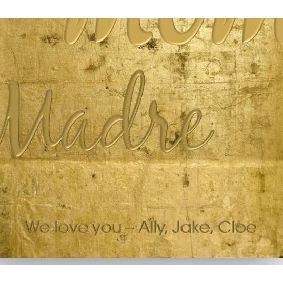 Mothers Gold Personalized Canvas Sign-Canvas Signs-JDS Marketing-Top Notch Gift Shop