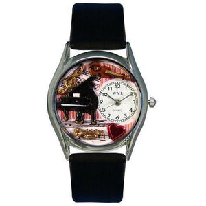 Music Teacher Watch Small Silver Style-Watch-Whimsical Gifts-Top Notch Gift Shop