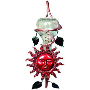 Mystic Sun Handcrafted Glass Hummingbird Feeder-Bird Feeder-Perry's-Top Notch Gift Shop