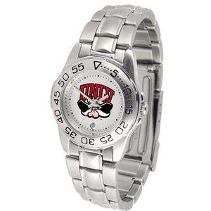 Nevada Las Vegas Rebels Ladies Steel Band Sports Watch-Watch-Suntime-Top Notch Gift Shop