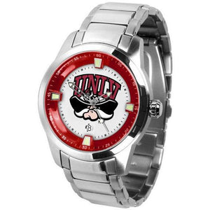 Nevada Las Vegas Rebels Men's Titan Stainless Steel Band Watch-Watch-Suntime-Top Notch Gift Shop