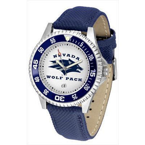 Nevada Wolfpack Competitor - Poly/Leather Band Watch-Watch-Suntime-Top Notch Gift Shop