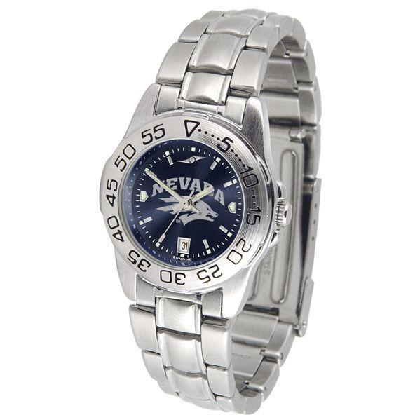 Nevada Wolfpack Ladies AnoChrome Steel Band Sports Watch-Watch-Suntime-Top Notch Gift Shop