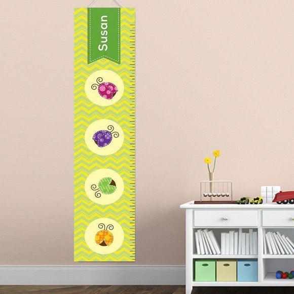 Lady Bug Personalized Growth Chart-Height Chart-JDS Marketing-Top Notch Gift Shop
