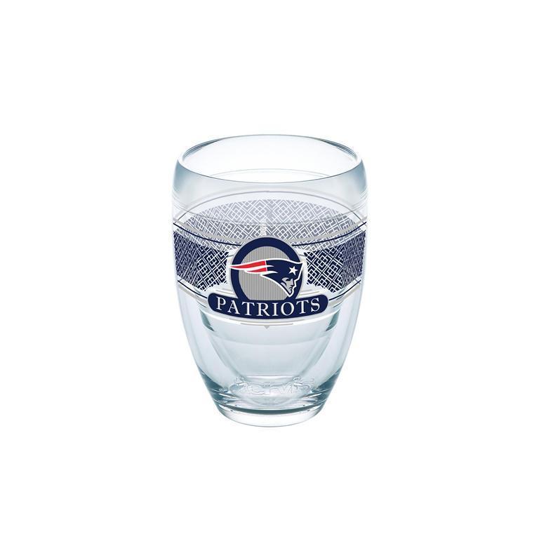 New England Patriots 9 oz. Tervis Stemless Wine Glass - (Set of 2)-Stemless Wine Glass-Tervis-Top Notch Gift Shop