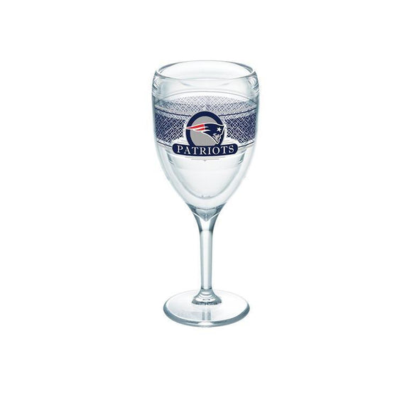 New England Patriots 9 oz. Tervis Wine Glass - (Set of 2)-Wine Glass-Tervis-Top Notch Gift Shop