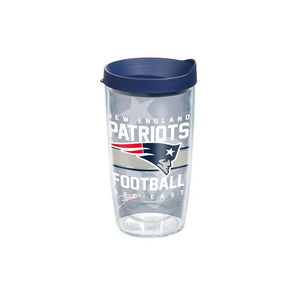 New England Patriots Gridiron 16 oz. Tervis Tumbler with Lid - (Set of 2)-Tumbler-Tervis-Top Notch Gift Shop