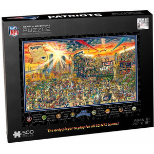 New England Patriots Joe Journeyman Puzzle-Puzzle-IDNA Brands-Top Notch Gift Shop