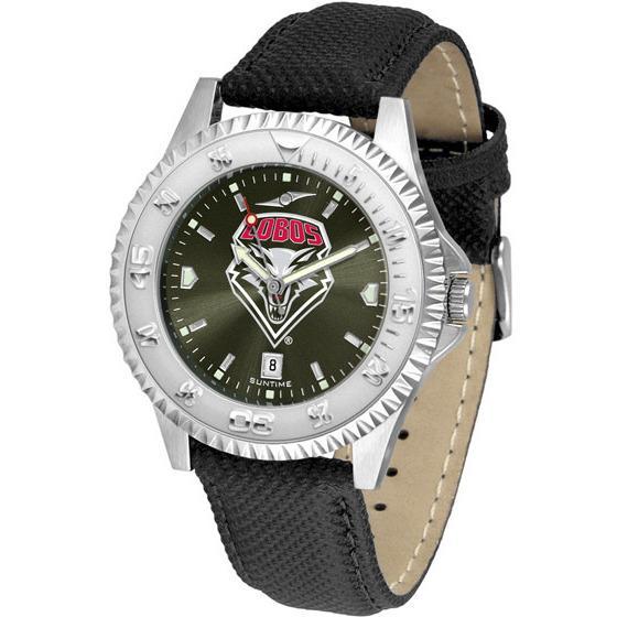 New Mexico Lobos Competitor AnoChrome - Poly/Leather Band Watch-Watch-Suntime-Top Notch Gift Shop