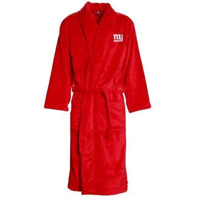 New York Giants Mens Ultra Plush Red Bathrobe-Bathrobe-Concepts Sport-Top Notch Gift Shop