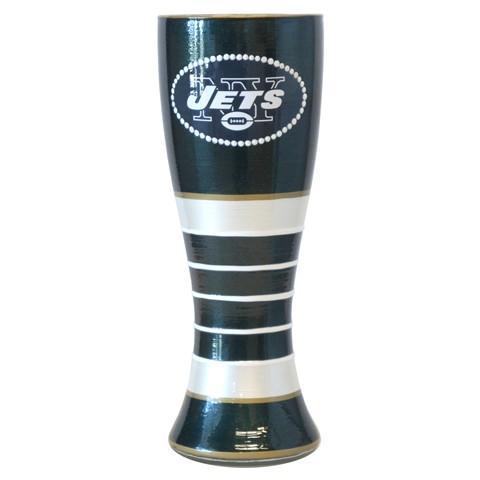 New York Jets Artisan Hand Painted Pilsner Glass-Pilsner Glass-Boelter Brands-Top Notch Gift Shop