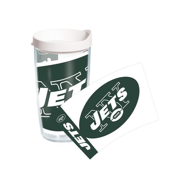 New York Jets Colossal 16 oz. Tervis Tumbler with Lid - (Set of 2)-Tumbler-Tervis-Top Notch Gift Shop