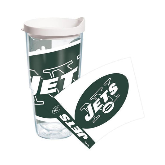 New York Jets Colossal 24 oz. Tervis Tumbler with Lid - (Set of 2)-Tumbler-Tervis-Top Notch Gift Shop