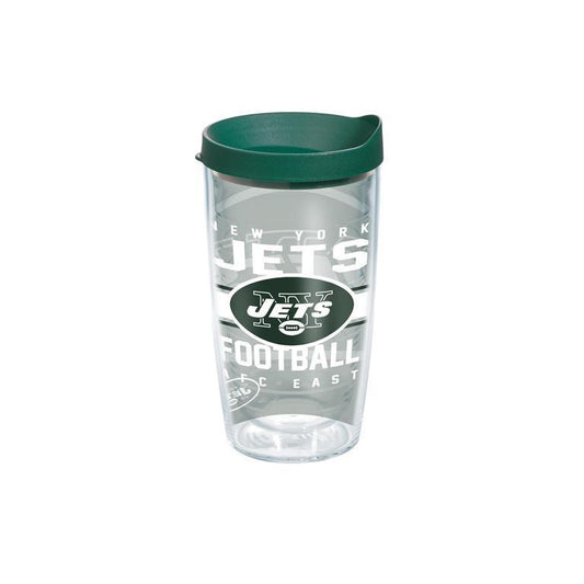 New York Jets Gridiron 16 oz. Tervis Tumbler with Lid - (Set of 2)-Tumbler-Tervis-Top Notch Gift Shop