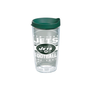 New York Jets Gridiron 16 oz. Tervis Tumbler with Lid - (Set of 2)-Tumbler-Tervis-Top Notch Gift Shop