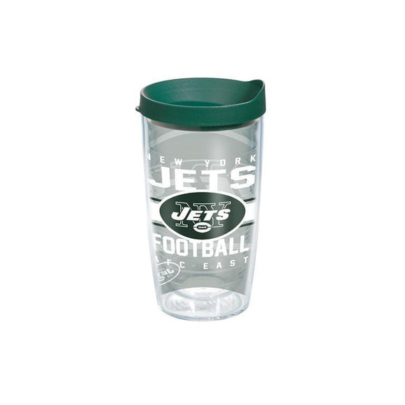 New York Jets Gridiron 16 oz. Tervis Tumbler with Lid - (Set of 2)-Tumbler-Tervis-Top Notch Gift Shop