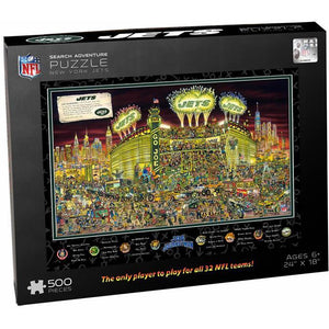 New York Jets Joe Journeyman Puzzle-Puzzle-IDNA Brands-Top Notch Gift Shop