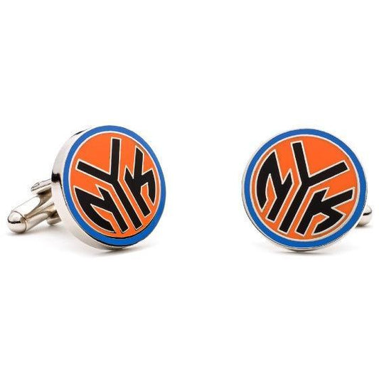 New York Knicks Enamel Cufflinks-Cufflinks-Cufflinks, Inc.-Top Notch Gift Shop