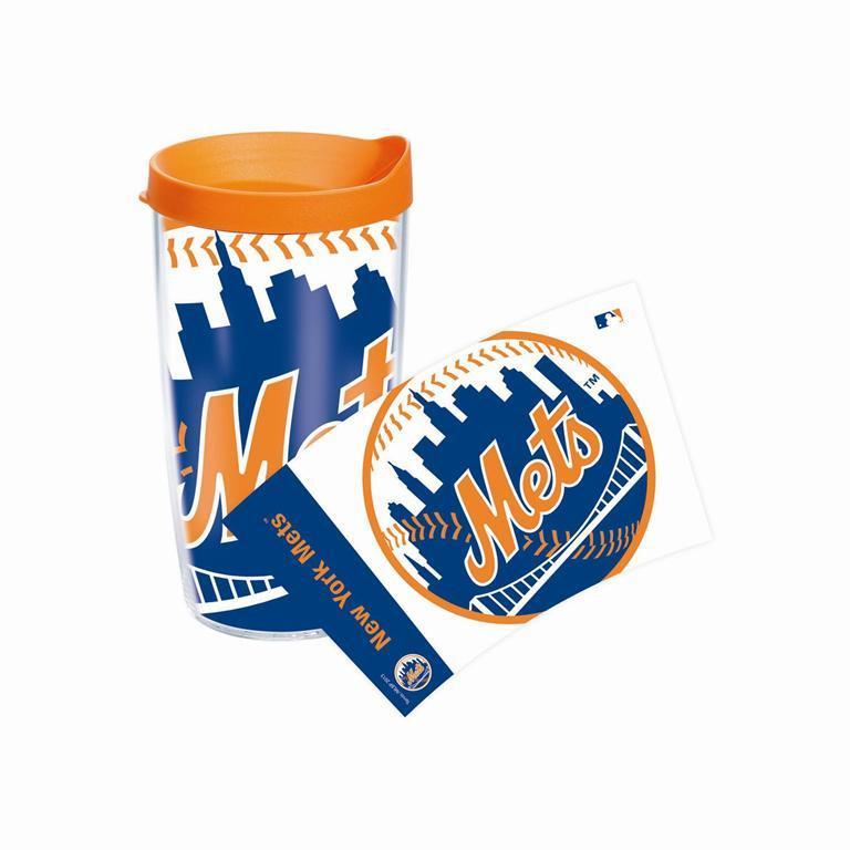 New York Mets Colossal 16 oz. Tervis Tumbler with Lid - (Set of 2)-Tumbler-Tervis-Top Notch Gift Shop